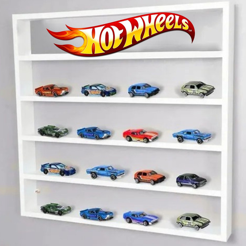 Estante Porta Carrinhos E Hotwheels Expositor 5 Prateleiras