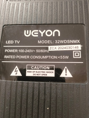 Mainboard Para Tv Weyon Modelo 32wdsnmx. Zp.255e.802r01