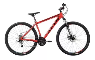 Bicicleta Totem Fussion Aro 29 Talla L Color Rojo Tamaño del cuadro 19