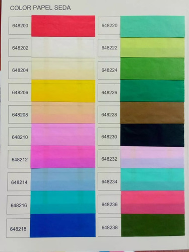 Papel Seda, Barriletecolores Lisos 50 X 70cm X 50 Del Mismo