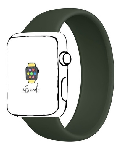 Imagem 1 de 1 de Pulseira Ibands Loop Solo Várias Cores Para Apple Watch