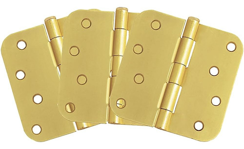 Casa De Diseño 181578 3-pack Hinge 4 , Latón Satinado