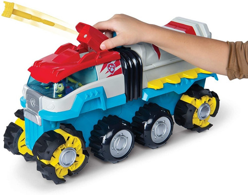 Paw Patrol Vehículo Dino Patroller Figura + Dinosaurio