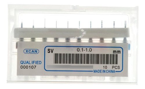Xcan Brocas Pcb Carburo 0.3-1.2mm Pack 10 Unid.