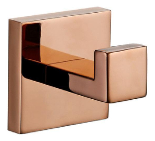 Cabide Suporte Para Banheiro Aço Inox 304 Rose Gold