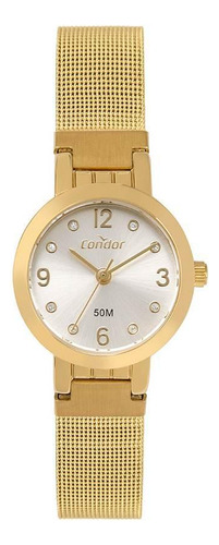 Relógio Condor Feminino Ref: Copc21jfg/4d Casual Dourado