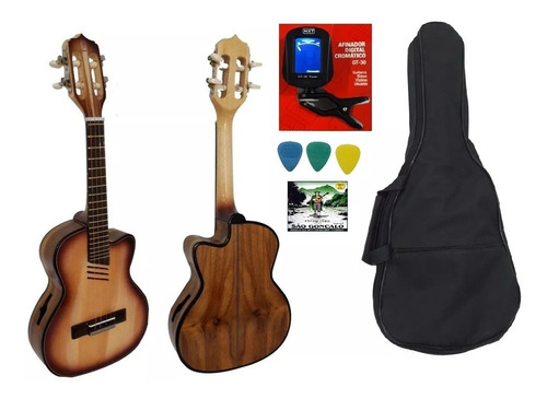 Cavaquinho Toks 215 Flat Sumburs Elétrico + Kit