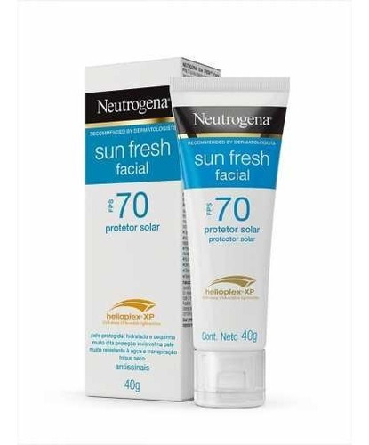 Imagem 1 de 1 de Protetor Solar Facial Neutrogena Sun Fresh Fps70 40g