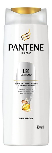 Kit C/ 4 Pantene Shampoo Liso Extremo 400ml