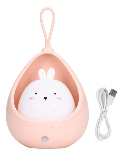 Bonito Diseño De Mascota Led Con Forma De Conejo Blanco Para