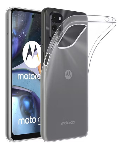 Estuche Transparente Space Para Motorola Moto E32  Acrilico