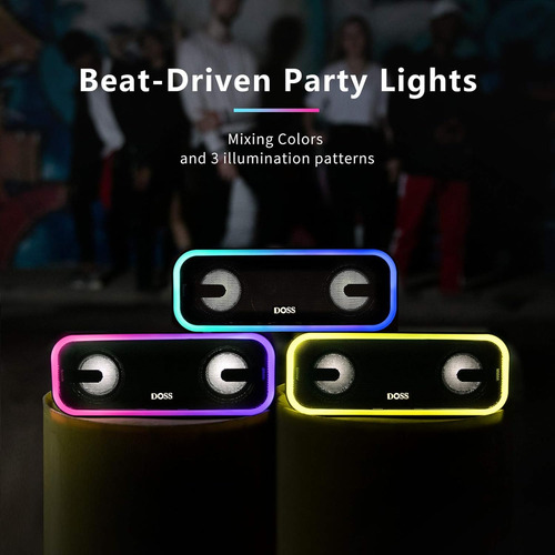 Parlante Doss Soundbox Pro+ Bt Resistente Al Agua Azul