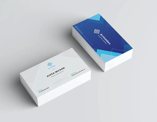 50 Tarjetas Presentación Pyme Emprendedor Diseño A Gusto