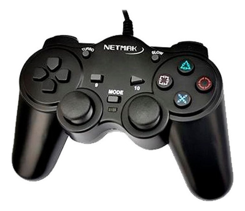 Joystick Netmak Nm-2004 Gamepad Vibración