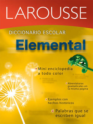 Libro Larousse Diccionario Escolar Elemental / 4 Ed. Zku