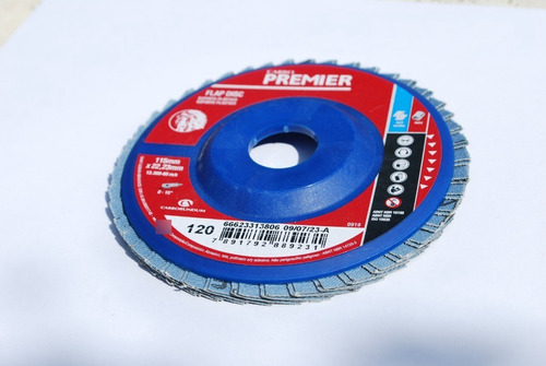 Disco Flap Carborundum Grano 120 115mm