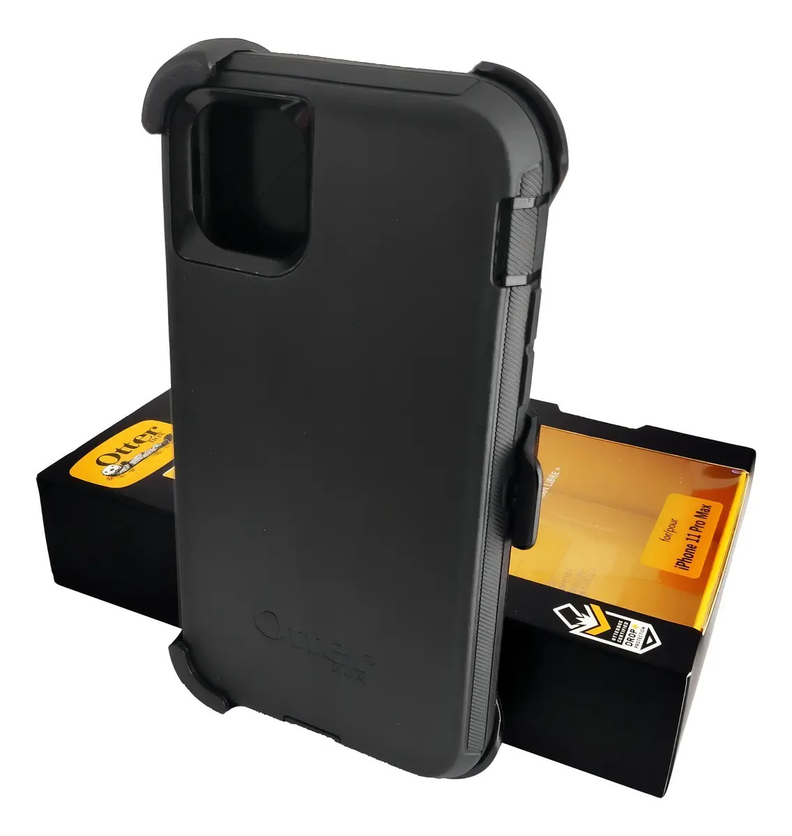 Funda Para iPhone 11/pro/max Otter Box Defender+clip Usorudo Color Negro iPhone 11 Pro Max