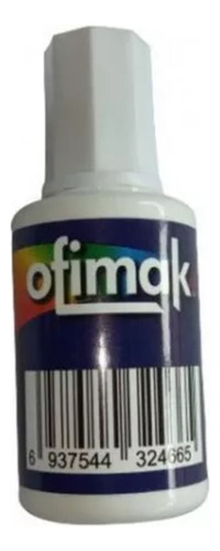 Corrector Liquido Tipo Brocha 12ml Ofimak Pack 3 Und 