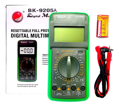 Tester Multimetro Baku Bk-9205a