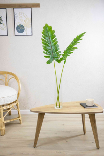 Hoja De Filodendro Planta Artificial 100cm Calidad Premium
