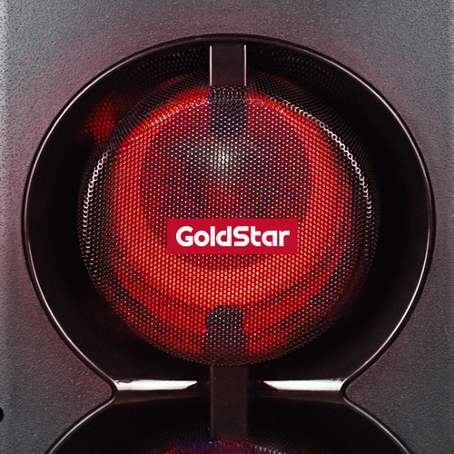 Torre De Sonido Goldstar Gld-2310 Bt 29000w Pmpo Batería Recargable De 12v/4500mah Tecnologia Tws Función Karaoke Bt Puerto Usb / Tarjeta Sd Radio Fm Entrada Auxiliar