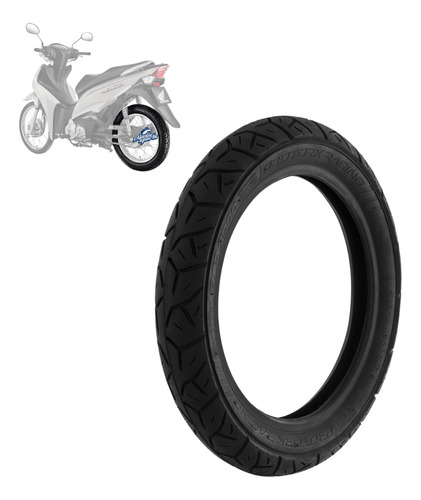 Pneu Traseiro 80 100-14 Honda Pop Biz 100 125 2004 Até 2022