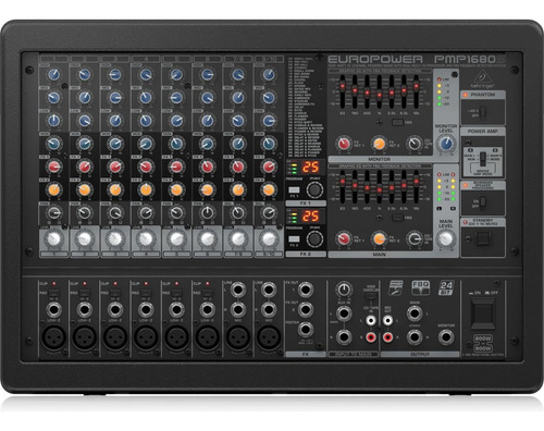 Misturador Alimentado Behringer Europower Pmp1680s 10 Canais