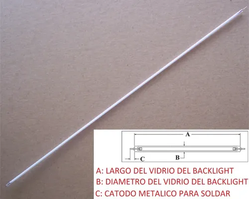 Lampara Backlight 200mm Tubo Display Lcd Pantalla Monitor