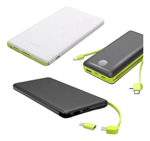 Power Bank Carregador Portátil 20000mah Powerbank Sem Fio Universal Android iPhone Usb Asb Shopstore