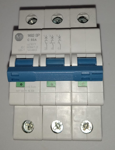Interruptor, Marca: Allen Bradley, Modelo: 1492-spm3c500 (Usado)