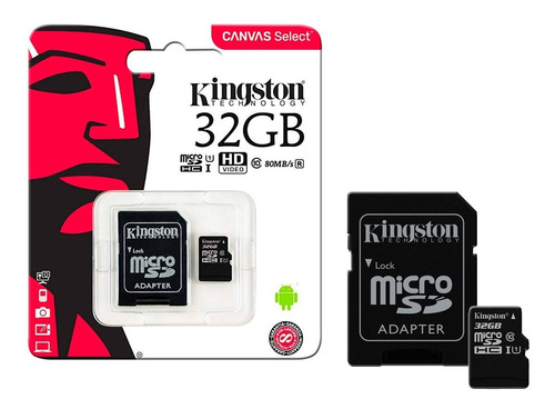 Memoria Micro Sd Kingston 32gb Somos Tienda Cod 1377