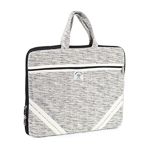 Hemp Laptop Bag Case Expandable Computer Bag Slim Brief...