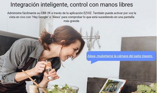 Imagen 8 de 10 de Camara Seguridad Ip Wifi 3mp 2k Ezviz Cb8 Domo Exterior 360
