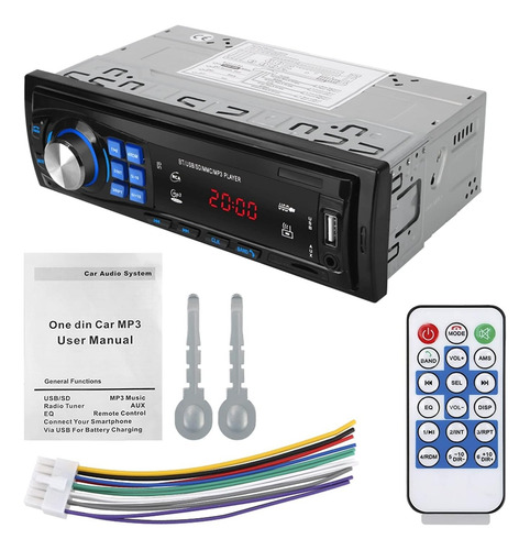Autoestéreo Bluetooth Audio Adapter Radio Usb Sd Aux Audio