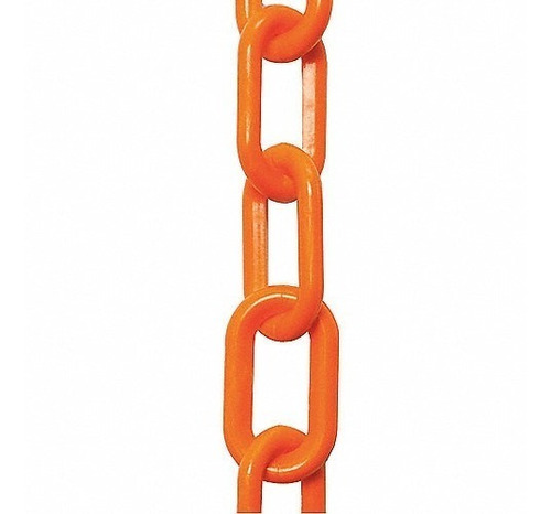 Cadena Plastica-plastico Naranja Premium - Precio Por Metro