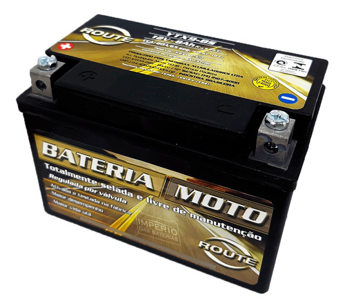 Bateria Para Dafra Cityglass 200 - Ytx9bs - Route
