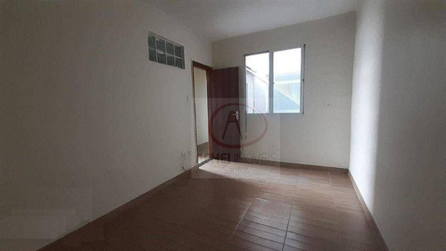 Imagem 4 de 14 de Apartamento Com 2 Dormitórios, Reformado, 1º Andar, Com Quintal, À Venda, 70 M² Por R$ 285.000 - Ponta Da Praia - Santos/sp - Ap10778