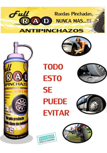 Sellador Para Llantas Con Y Sin Cámaras Fullrad No Slime