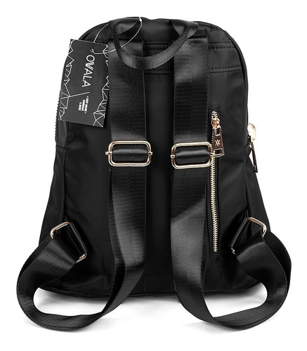 Mochila Amayra Mujer Urbana Negra Dama Original