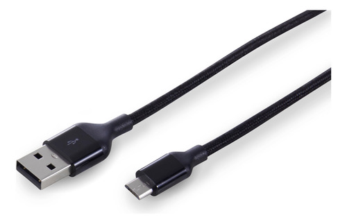 Cargador Cable 1.8m Conector Tipo Micro- Usb Blackweb 6ft