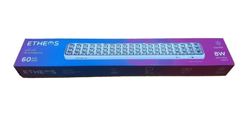 Luz de emergencia Etheos LEM60E LED con batería recargable 8 W 220V blanca