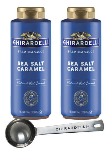 Ghirardelli - Salsa Premium De Caramelo De Sal Marina De 16