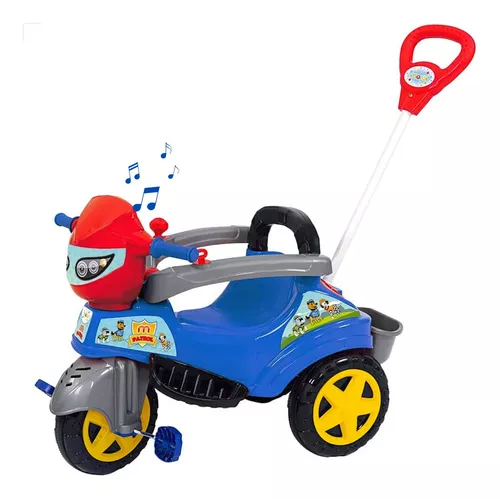 Motoca Infantil Triciclo De Passeio Totoca Com Pedal E Kit em