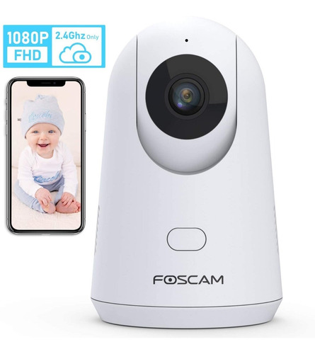 Imagen 2 de 4 de Camara Foscam Motorizada 2mpx Wifi Sd Audio Mic Det Humana