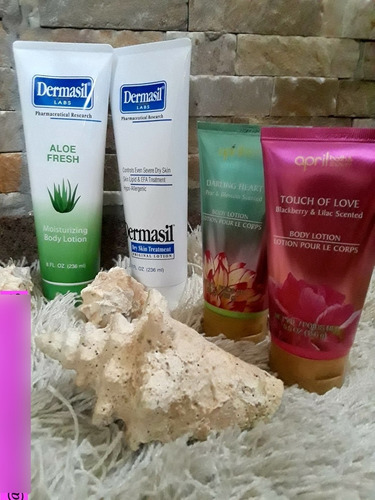 Cremas Corporales Touch Of Love, Dermasil, Aqua Dreams