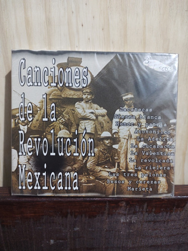 Canciones De La Revolución Mexicana 3cds Cd #0129