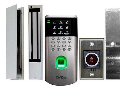 Control De Acceso Biometrico Huella Tarjeta Kit, Zkteco Lf10