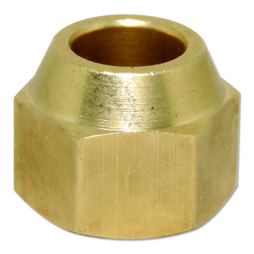 Porca Curta Latão De 1/4 Sae