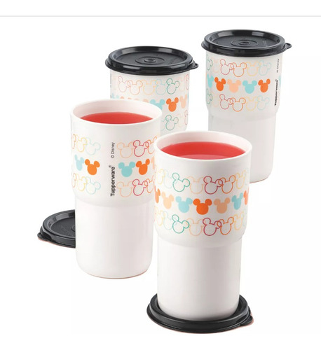 Tupperware Kit Lançamento Disney 9 Peças