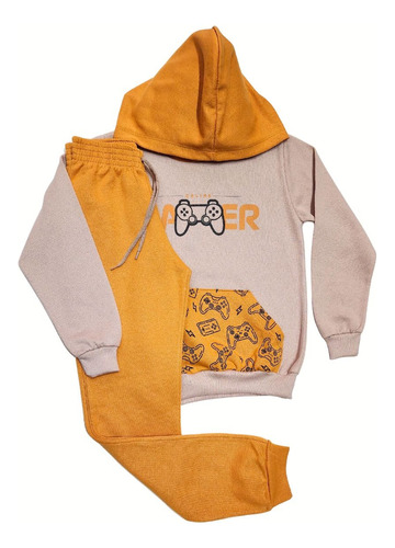 Conjunto De Moletom Infantil Masculino 4 Ao 16 Anos Game 